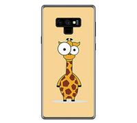 Tumundosmartphone Funda Gel TPU para Samsung Galaxy Note 9 diseño Jirafa Dibujos