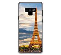 Tumundosmartphone Funda Gel TPU para Samsung Galaxy Note 9 diseño Paris Dibujos
