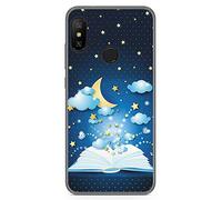 Tumundosmartphone Funda Gel TPU para XIAOMI REDMI 6 Pro/Mi A2 Lite diseño Libro Cuentos Dibujos