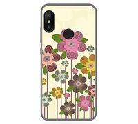 Tumundosmartphone Funda Gel TPU para XIAOMI REDMI 6 Pro/Mi A2 Lite diseño Primavera EN Flor Dibujos