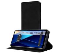 Tumundosmartphone Funda Libro de Polipiel con Tarjetero para Xiaomi Redmi 13C Color Negra