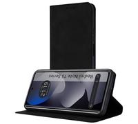 Tumundosmartphone Funda Libro de Polipiel con Tarjetero para Xiaomi Redmi Note 15 4G Color Negra