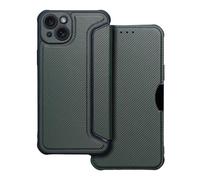 Tumundosmartphone Funda Libro Magnética Antigolpes para iPhone 15 Plus (6.7) Color Verde