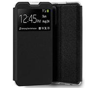 Tumundosmartphone Funda Libro Soporte con Ventana para Xiaomi Redmi Note 10 5G / Poco M3 Pro 5G Color Negra