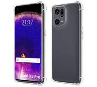 Tumundosmartphone Funda Silicona Antigolpes Transparente para OPPO Find X5 Pro 5G