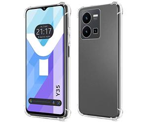 Tumundosmartphone Funda Silicona Antigolpes Transparente para Vivo Y35