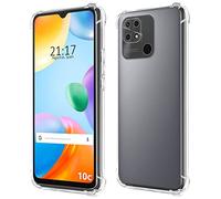 Tumundosmartphone Funda Silicona Antigolpes Transparente para Xiaomi Redmi 10C
