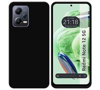 Tumundosmartphone Funda Silicona Gel TPU Negra para Xiaomi Redmi Note 12 5G