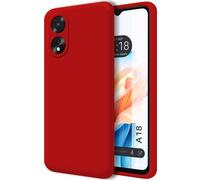 Tumundosmartphone Funda Silicona Líquida Ultra Suave para OPPO A18 Color Roja
