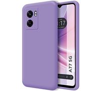 Tumundosmartphone Funda Silicona Líquida Ultra Suave para OPPO A77 5G Color Morada