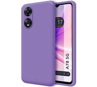 Tumundosmartphone Funda Silicona Líquida Ultra Suave para OPPO A78 5G Color Morada