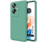 Tumundosmartphone Funda Silicona Líquida Ultra Suave para OPPO A79 5G Color Verde