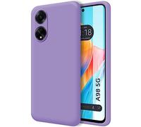 Tumundosmartphone Funda Silicona Líquida Ultra Suave para OPPO A98 5G Color Morado