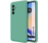 Funda móvil - TUMUNDOSMARTPHONE Samsung Galaxy A34 5G, Compatible con Samsung Samsung Galaxy A34 5G, Verde