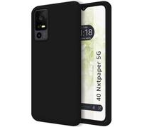 Tumundosmartphone Funda Silicona Líquida Ultra Suave para TCL 40 NXTPAPER 5G Color Negra