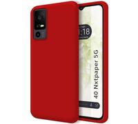 Funda móvil - TUMUNDOSMARTPHONE TCL 40 NXTPAPER 5G, Compatible con TCL TCL 40 NXTPAPER 5G, Rojo