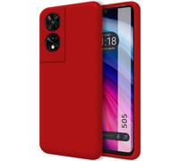 Tumundosmartphone Funda Silicona Líquida Ultra Suave para TCL 505 Color Roja