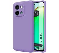 Funda móvil - TUMUNDOSMARTPHONE Y28 4G, Compatible con Vivo Y28 4G, Morado