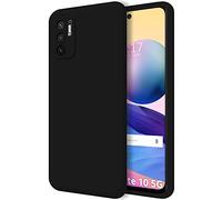 Tumundosmartphone Funda Silicona Líquida Ultra Suave para Xiaomi Redmi Note 10 5G / Poco M3 Pro 5G Color Negra