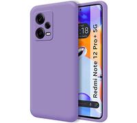 Tumundosmartphone Funda Silicona Líquida Ultra Suave para Xiaomi Redmi Note 12 Pro+ Plus 5G Color Morada