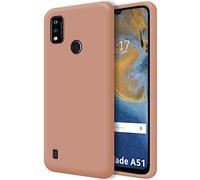 Tumundosmartphone Funda Silicona Líquida Ultra Suave para ZTE Blade A51 Color Rosa
