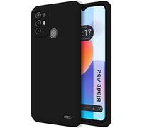 Tumundosmartphone Funda Silicona Líquida Ultra Suave para ZTE Blade A52 Color Negra