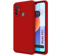Funda móvil - TUMUNDOSMARTPHONE ZTE Blade A52, Compatible con ZTE ZTE Blade A52, Rojo