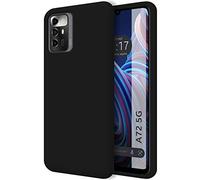 Tumundosmartphone Funda Silicona Líquida Ultra Suave para Zte Blade A72 5G Color Negra
