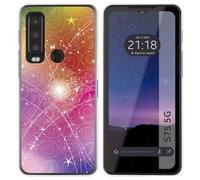 Tumundosmartphone Funda Silicona para Cat S75 5G diseño Abstracto Dibujos