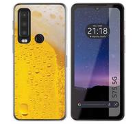 Tumundosmartphone Funda Silicona para Cat S75 5G diseño Cerveza Dibujos