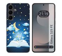 Tumundosmartphone Funda Silicona para Samsung Galaxy S25 FE 5G diseño Libro Cuentos Dibujos
