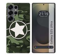 Tumundosmartphone Funda Silicona para Samsung Galaxy S25 Ultra 5G diseño Camuflaje 01 Dibujos