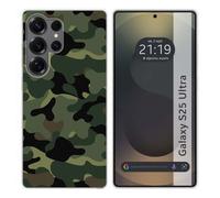 Tumundosmartphone Funda Silicona para Samsung Galaxy S25 Ultra 5G diseño Camuflaje Dibujos