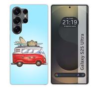 Tumundosmartphone Funda Silicona para Samsung Galaxy S25 Ultra 5G diseño Furgoneta Dibujos