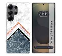 Tumundosmartphone Funda Silicona para Samsung Galaxy S25 Ultra 5G diseño Mármol 05 Dibujos