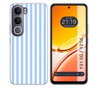 Tumundosmartphone Funda Silicona para Vivo Y31 5G / Y21d diseño Lines 04 Dibujos