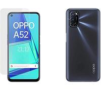 Tumundosmartphone Pack 2 En 1 Funda Gel Transparente + Protector Cristal Templado para OPPO A52 / A72