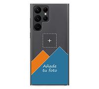 Tumundosmartphone Personaliza tu Funda Doble Pc + TPU 360 con tu Fotografia para Samsung Galaxy S22 Ultra 5G Dibujo Personalizada