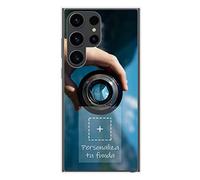 Tumundosmartphone Personaliza tu Funda Doble Pc + TPU 360 con tu Fotografia para Samsung Galaxy S23 Ultra 5G Dibujo Personalizada