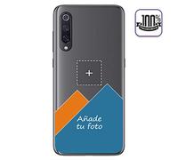 Tumundosmartphone Personaliza tu Funda Gel 100% Transparente con tu Fotografia para Xiaomi Mi 9 Dibujo Personalizada