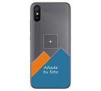 Tumundosmartphone Personaliza tu Funda Gel Silicona Transparente con tu Fotografia para Xiaomi Redmi 9A / 9AT Dibujo Personalizada