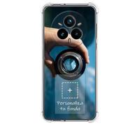Tumundosmartphone Personaliza tu Funda Silicona AntiGolpes Transparente con tu Fotografía para Realme 14 Pro+ Plus 5G Dibujo Personalizada