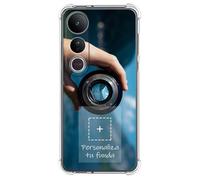 Tumundosmartphone Personaliza tu Funda Silicona AntiGolpes Transparente con tu Fotografía para Vivo V50 Lite 4G / 5G Dibujo Personalizada