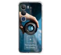 Tumundosmartphone Personaliza tu Funda Silicona AntiGolpes Transparente con tu Fotografía para Vivo Y19s Dibujo Personalizada
