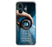Tumundosmartphone Personaliza tu Funda Silicona AntiGolpes Transparente con tu Fotografía para Vivo V60 Lite 5G Dibujo Personalizada