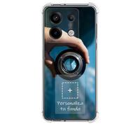 Tumundosmartphone Personaliza tu Funda Silicona AntiGolpes Transparente con tu Fotografía para Xiaomi Poco X6 5G Dibujo Personalizada