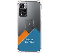 Tumundosmartphone Personaliza tu Funda Silicona AntiGolpes Transparente con tu Fotografía para Xiaomi Redmi Note 11 Pro+ Plus 5G Personalizada
