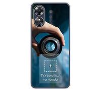 Tumundosmartphone Personaliza tu Funda Silicona Gel TPU Transparente con tu Fotografia para OPPO A17 Dibujo Personalizada