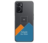 Tumundosmartphone Personaliza tu Funda Silicona Gel TPU Transparente con tu Fotografia para OPPO A76 / A96 Dibujo Personalizada