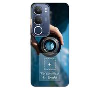 Tumundosmartphone Personaliza tu Funda Silicona Gel TPU Transparente con tu Fotografia para Vivo Y19s Dibujo Personalizada